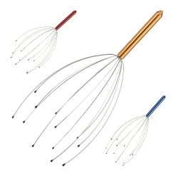 Kopfmassagegerät In Gold -Relaxdays relaxdays kopfmassagegerat in gold 7