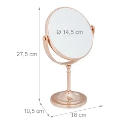 Kosmetikspiegel In Kupfer 11 Kosmetikspiegel In Kupfer -Relaxdays relaxdays kosmetikspiegel in kupfer 3