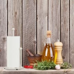 Küchenrollenhalter In Weiß - (H)33 Cm -Relaxdays relaxdays kuchenrollenhalter in weiss h 33 cm 4