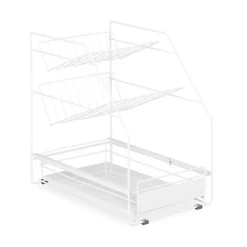 Küchenschrank Organizer In Weiß - (B)25 X (H)39,5 X (T)40 Cm