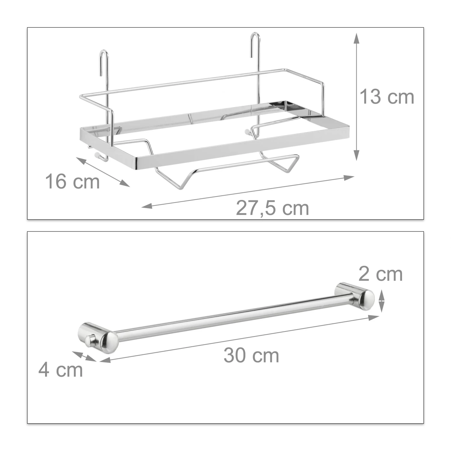 Küchenutensilienhalter Set In Silber 4 Küchenutensilienhalter Set In Silber – Bild 4