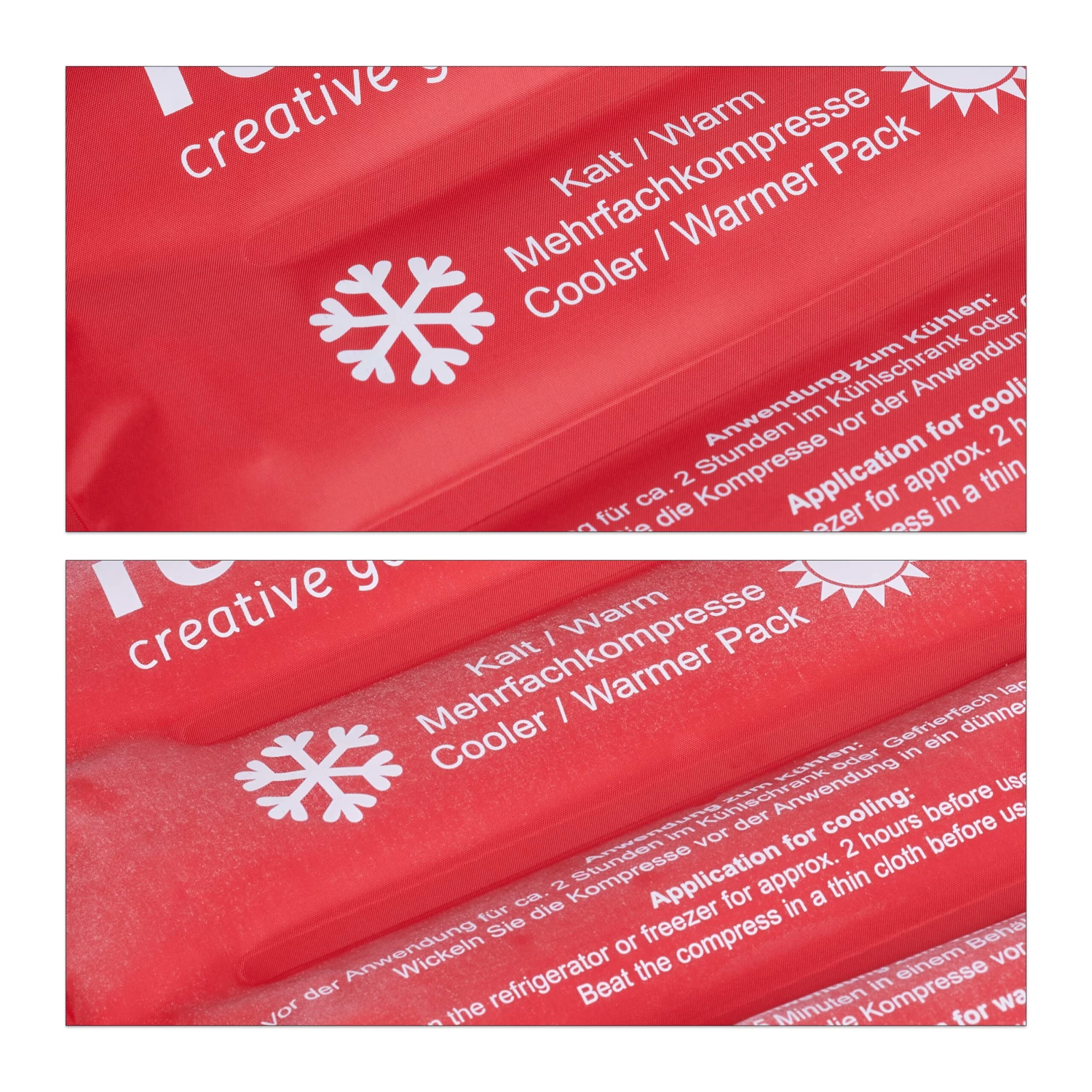 Kühlpad In Rot - (B)25 X (H)2 X (T)36 Cm 6 Kühlpad In Rot - (B)25 X (H)2 X (T)36 Cm – Bild 6