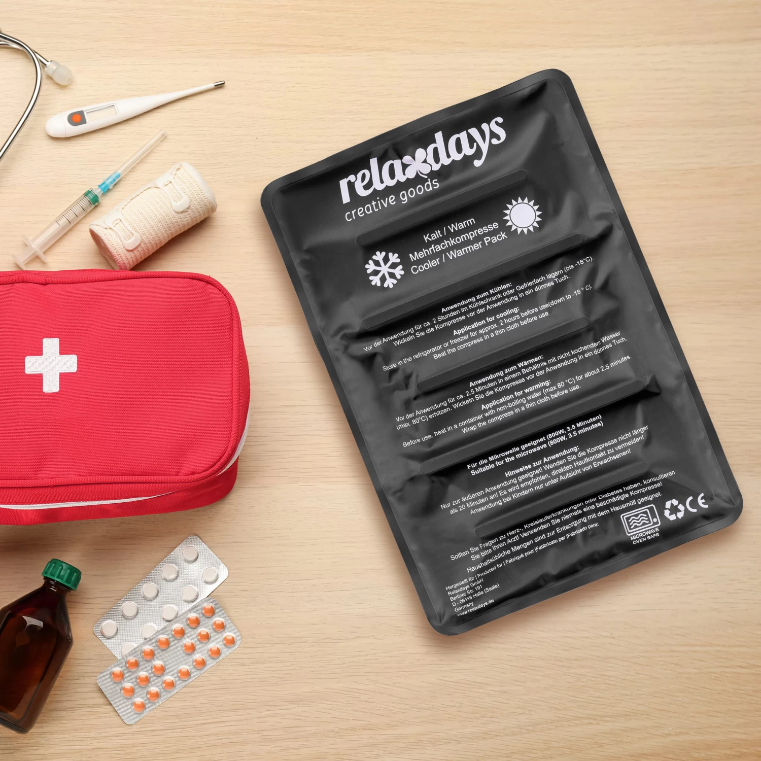 Kühlpad In Schwarz - (B)25 X (H)2 X (T)36 Cm 2 Kühlpad In Schwarz - (B)25 X (H)2 X (T)36 Cm – Bild 2