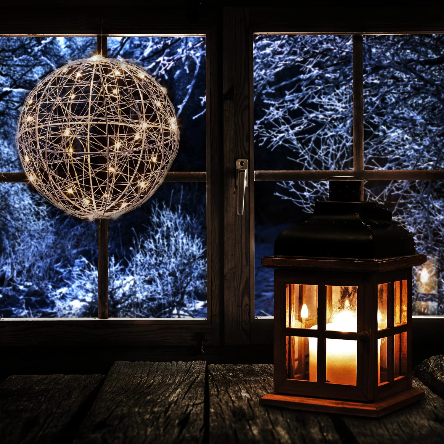 LED Dekokugel In Silber - Ø 20 Cm 6 LED Dekokugel In Silber - Ø 20 Cm – Bild 6