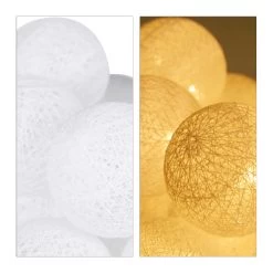 LED Lichterkette In Weiß (L)160 Cm 13 LED Lichterkette In Weiß (L)160 Cm -Relaxdays relaxdays led lichterkette in weiss l 160 cm 5