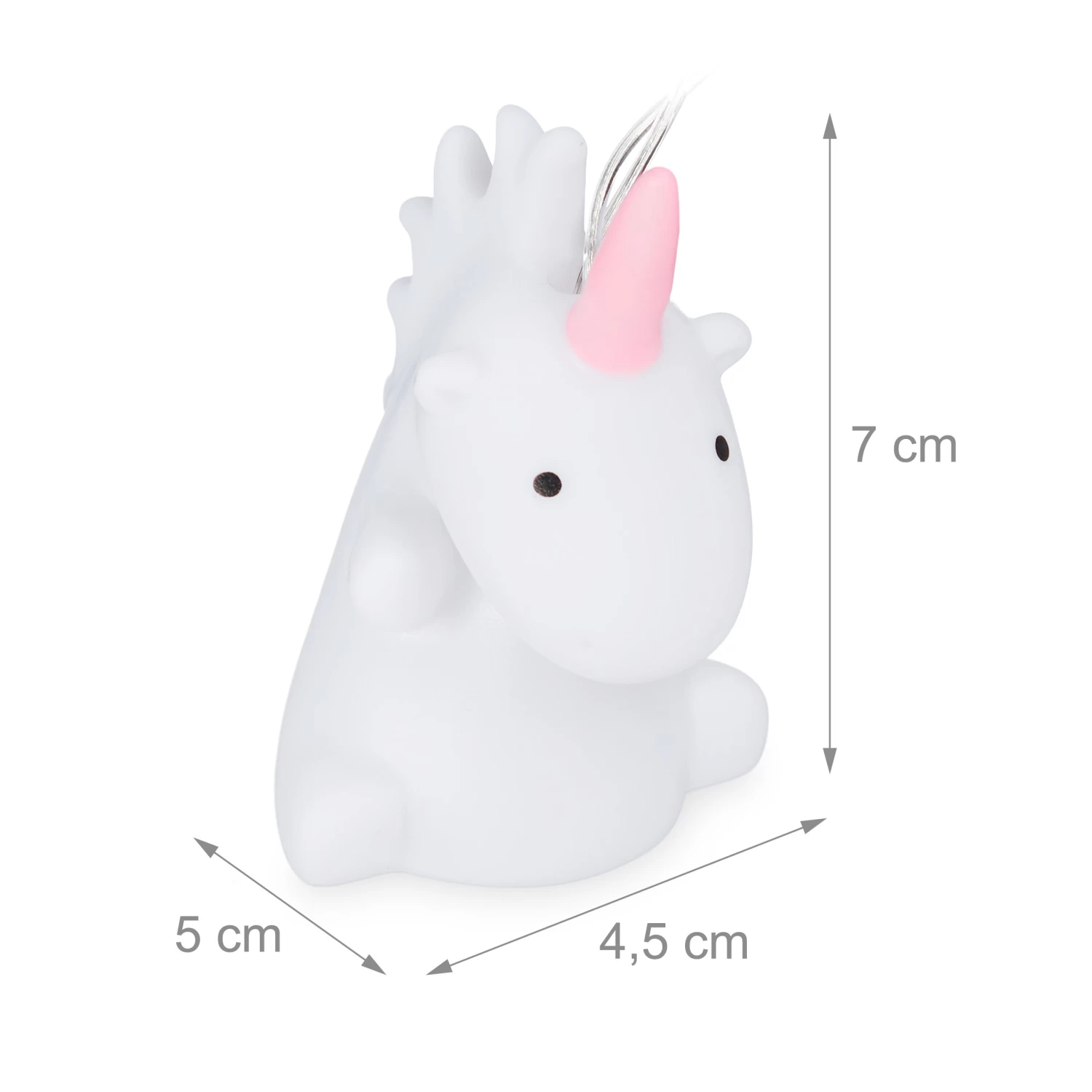 Lichterkette Einhorn In Weiß/Rosa - (L)160 Cm 5 Lichterkette Einhorn In Weiß/Rosa - (L)160 Cm – Bild 5
