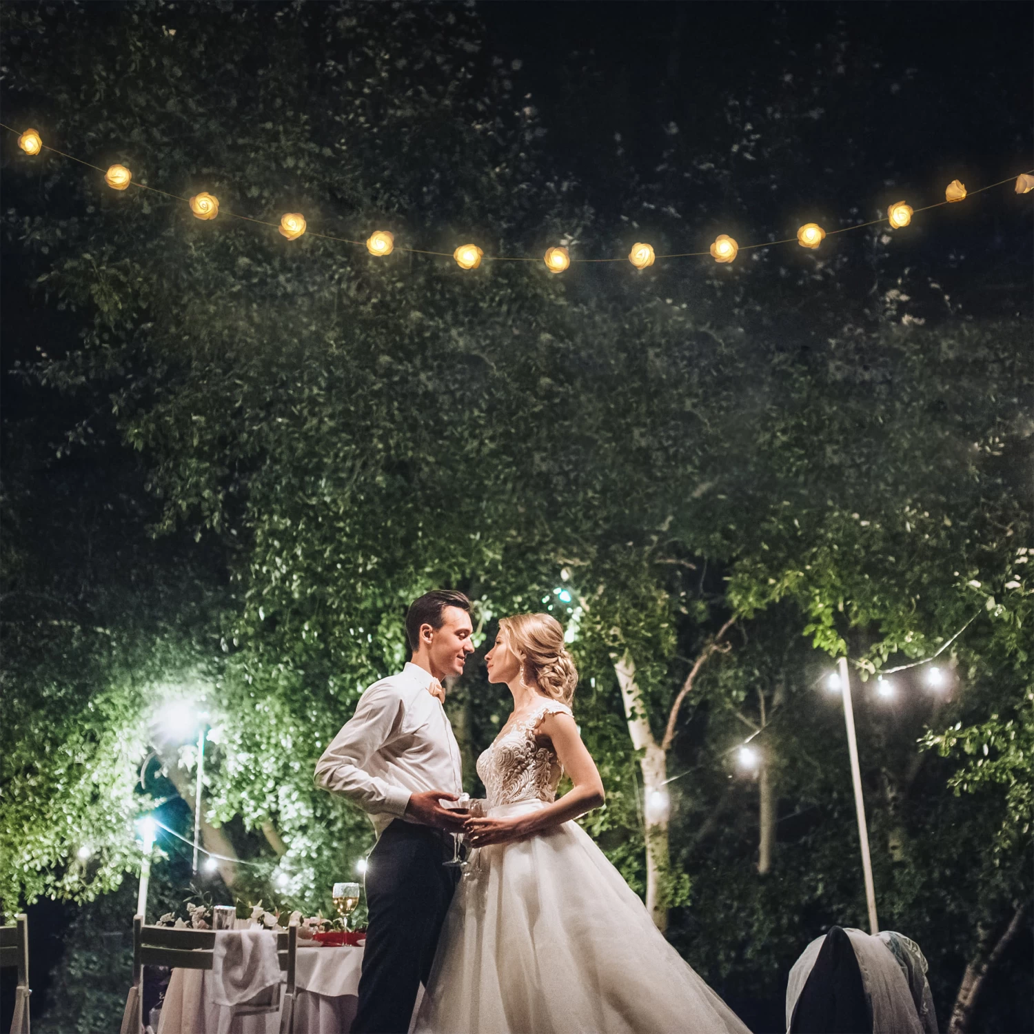 Lichterkette Rosen In Weiß - (L)3,3 M 5 Lichterkette Rosen In Weiß - (L)3,3 M – Bild 5