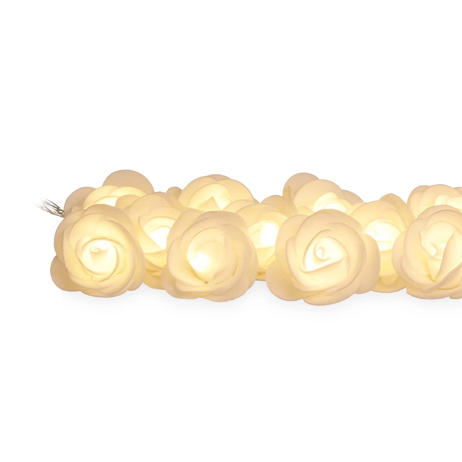 Lichterkette Rosen In Weiß - (L)3,3 M 6 Lichterkette Rosen In Weiß - (L)3,3 M – Bild 6