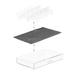 Makeup Organizer In Transparent 13 Makeup Organizer In Transparent -Relaxdays relaxdays makeup organizer in transparent 5