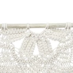 Makramee Wandbehang In Creme - (B)60,5 X (H)65 Cm -Relaxdays relaxdays makramee wandbehang in creme b 60 5 x h 65 cm 6