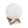 Mondlampe 3D 2 Farben In Weiß Ø 15cm