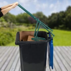 Müllpresse Für Die Mülltonne In Grün -Relaxdays relaxdays mullpresse fur die mulltonne in grun 2