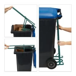 Müllpresse Für Die Mülltonne In Grün -Relaxdays relaxdays mullpresse fur die mulltonne in grun 5