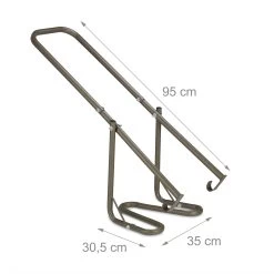 Müllpresse In Braun -Relaxdays relaxdays mullpresse in braun 2