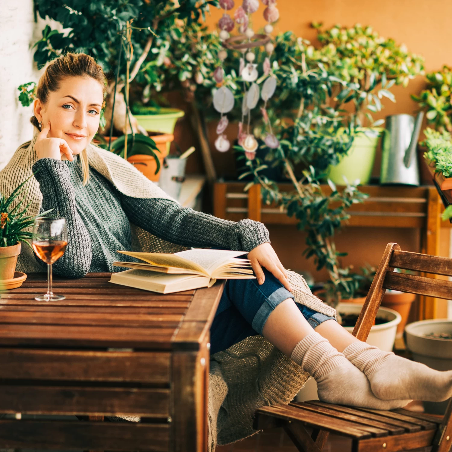 Muschel Windspiel In Natur - (H)75 Cm 3 Muschel Windspiel In Natur - (H)75 Cm – Bild 3