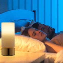 Nachttischlampe In Gold/Weiß - (H)19,5 X Ø8 Cm -Relaxdays relaxdays nachttischlampe in gold weiss h 19 5 x o8 cm 4