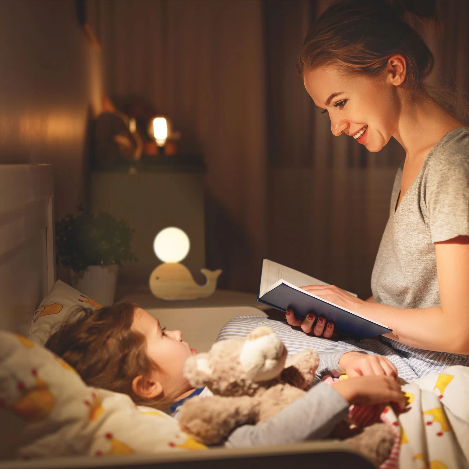 Nachttischlampe In Weiß/Natur - (H)20 Cm 3 Nachttischlampe In Weiß/Natur - (H)20 Cm – Bild 3