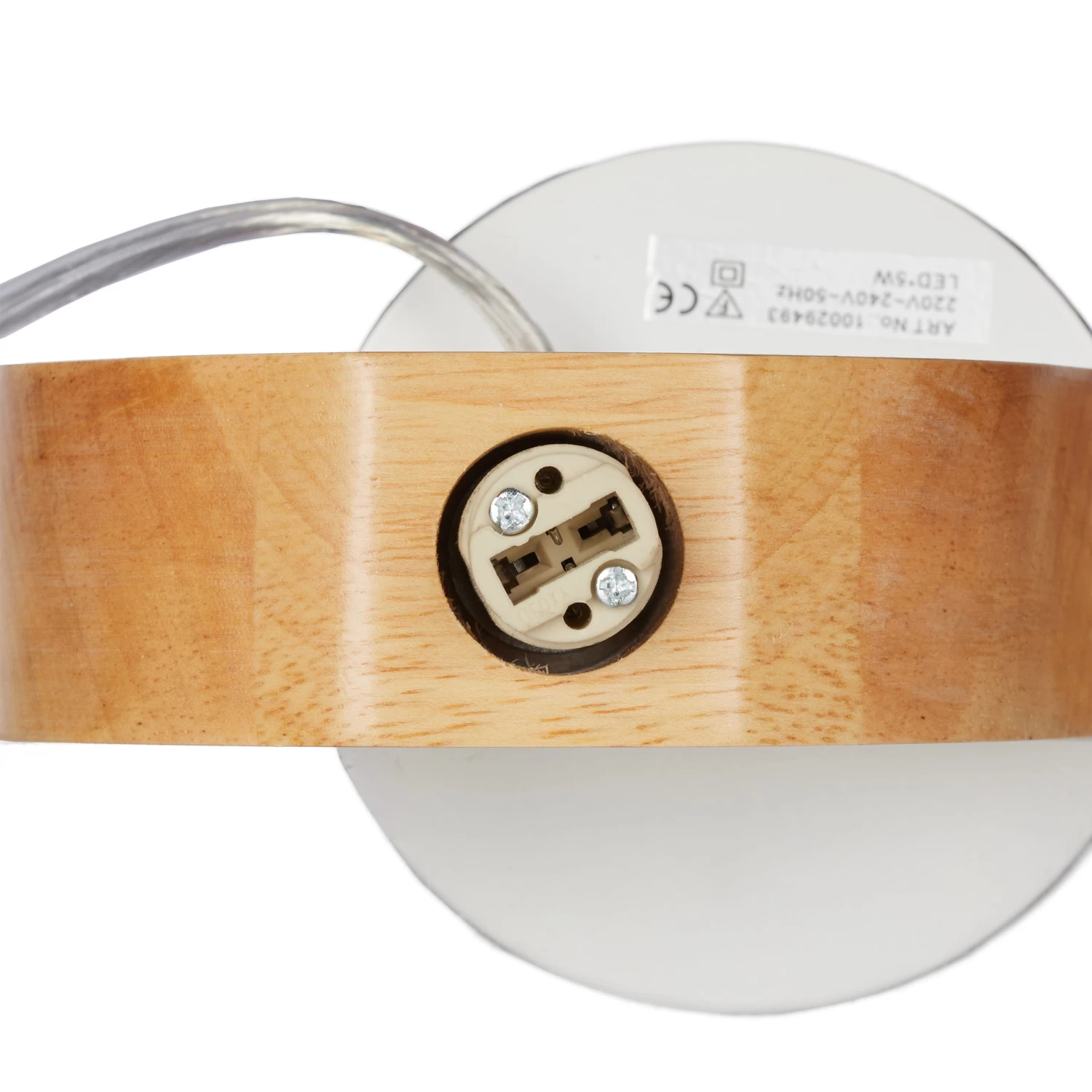 Nachttischlampe In Weiß/Natur - (H)20 Cm 7 Nachttischlampe In Weiß/Natur - (H)20 Cm – Bild 7