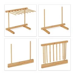 Nudeltrockner In Natur - (H)28 Cm -Relaxdays relaxdays nudeltrockner in natur h 28 cm 5