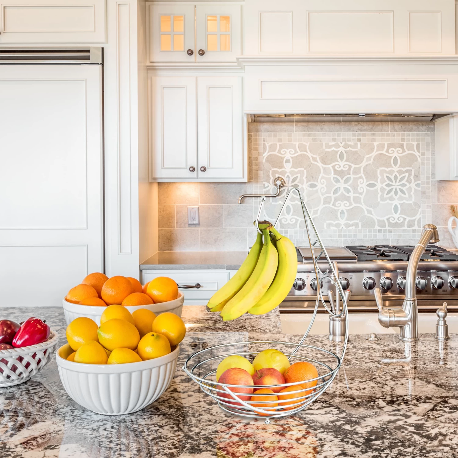 Obstkorb In Silber - (B)29,5 X (H)42 X (T)32 Cm 2 Obstkorb In Silber - (B)29,5 X (H)42 X (T)32 Cm – Bild 2