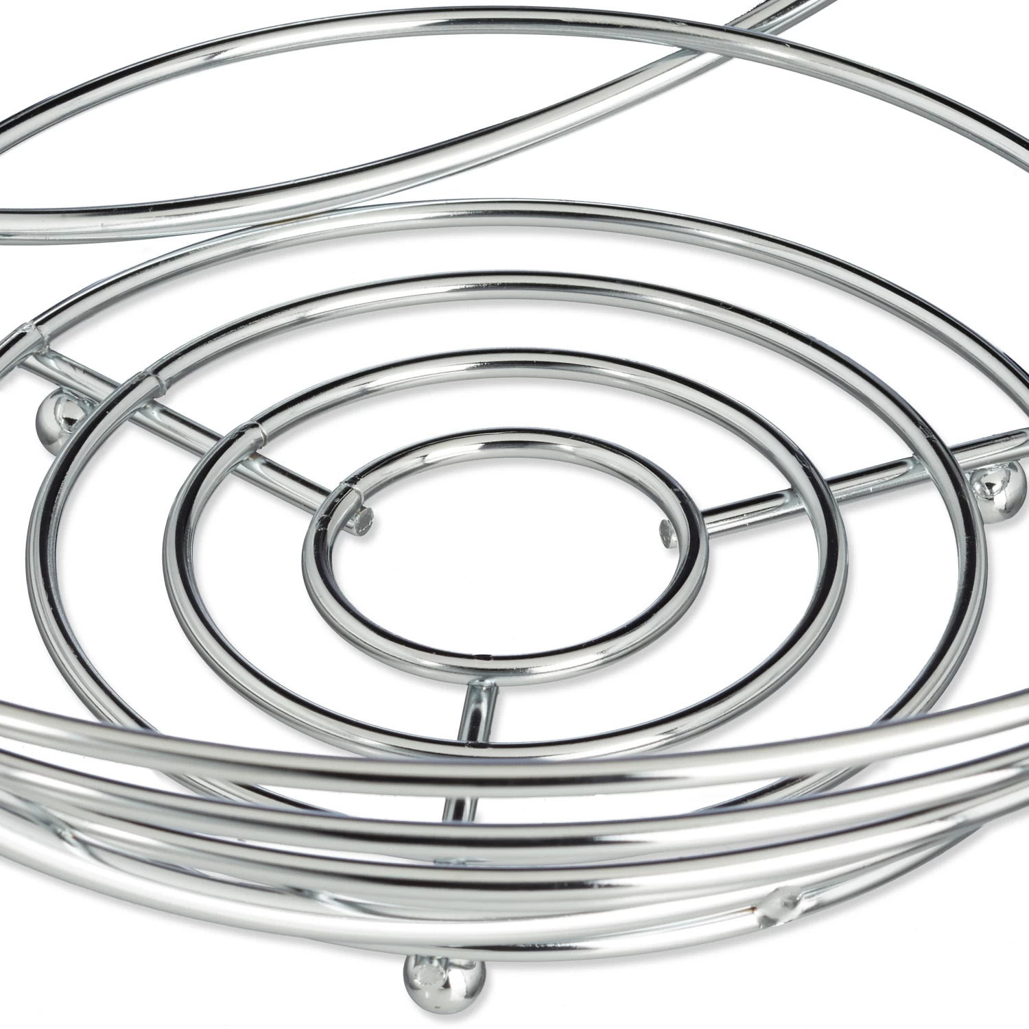 Obstkorb In Silber - (B)29,5 X (H)42 X (T)32 Cm 6 Obstkorb In Silber - (B)29,5 X (H)42 X (T)32 Cm – Bild 6