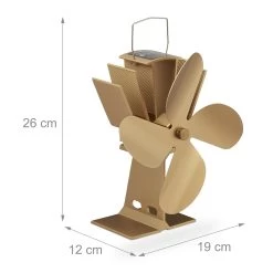 Ofenventilator In Bronze -Relaxdays relaxdays ofenventilator in bronze 3