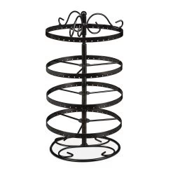 Ohrringhalter Mit 168 Löchern In Schwarz