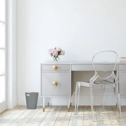 Papierkorb "Holz" In Dunkelgrau - 7,5 L -Relaxdays relaxdays papierkorb holz in dunkelgrau 7 5 l 4