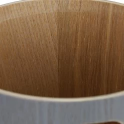 Papierkorb "Holz" In Dunkelgrau - 7,5 L -Relaxdays relaxdays papierkorb holz in dunkelgrau 7 5 l 5