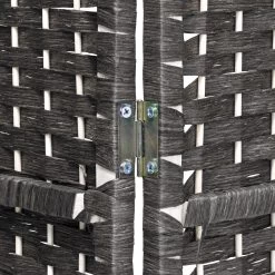 Paravent In Grau - (B)180 X (H)180 Cm -Relaxdays relaxdays paravent in grau b 180 x h 180 cm 6