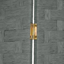 Paravent In Grau - (B)320 X (H)170cm -Relaxdays relaxdays paravent in grau b 320 x h 170cm 6