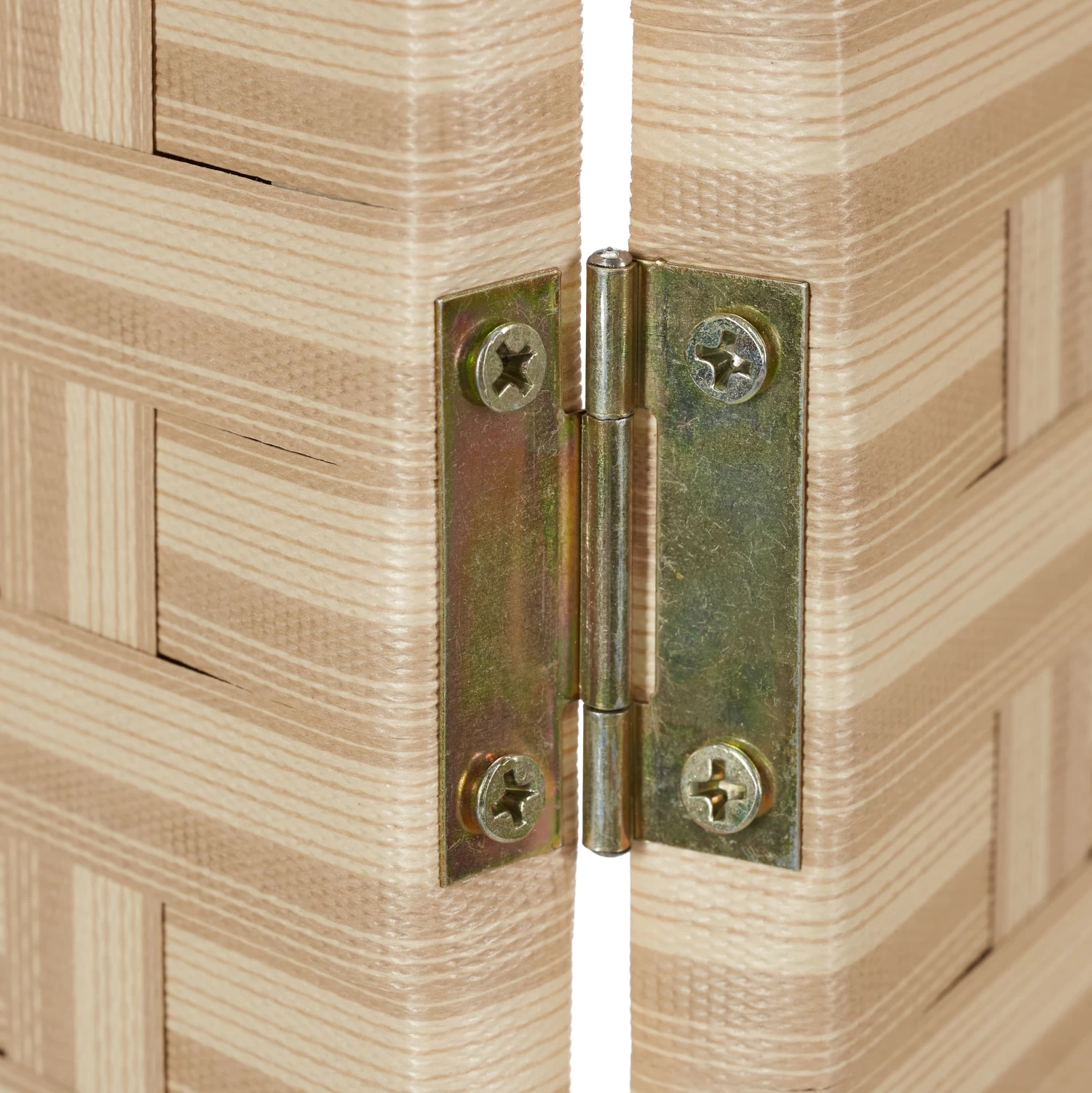 Paravent In Hellbraun - (B)120 X (H)170 Cm 7 Paravent In Hellbraun - (B)120 X (H)170 Cm – Bild 7