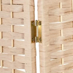 Paravent In Natur - (B)180 X (H)180cm -Relaxdays relaxdays paravent in natur b 180 x h 180cm 6