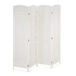 Paravent In Weiß - (B)180 X (H)180cm