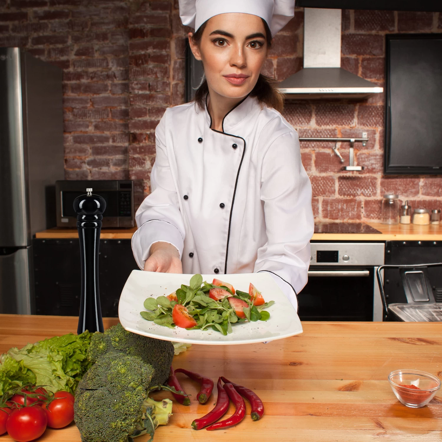 Pfeffermühle Keramikmahlwerk In Schwarz 3 Pfeffermühle Keramikmahlwerk In Schwarz – Bild 3