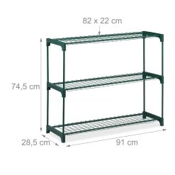 Pflanzenregal In Grün - (B)91 X (H)74,5 X (T)28,5 Cm 11 Pflanzenregal In Grün - (B)91 X (H)74,5 X (T)28,5 Cm -Relaxdays relaxdays pflanzenregal in grun b 91 x h 74 5 x t 28 5 cm 3