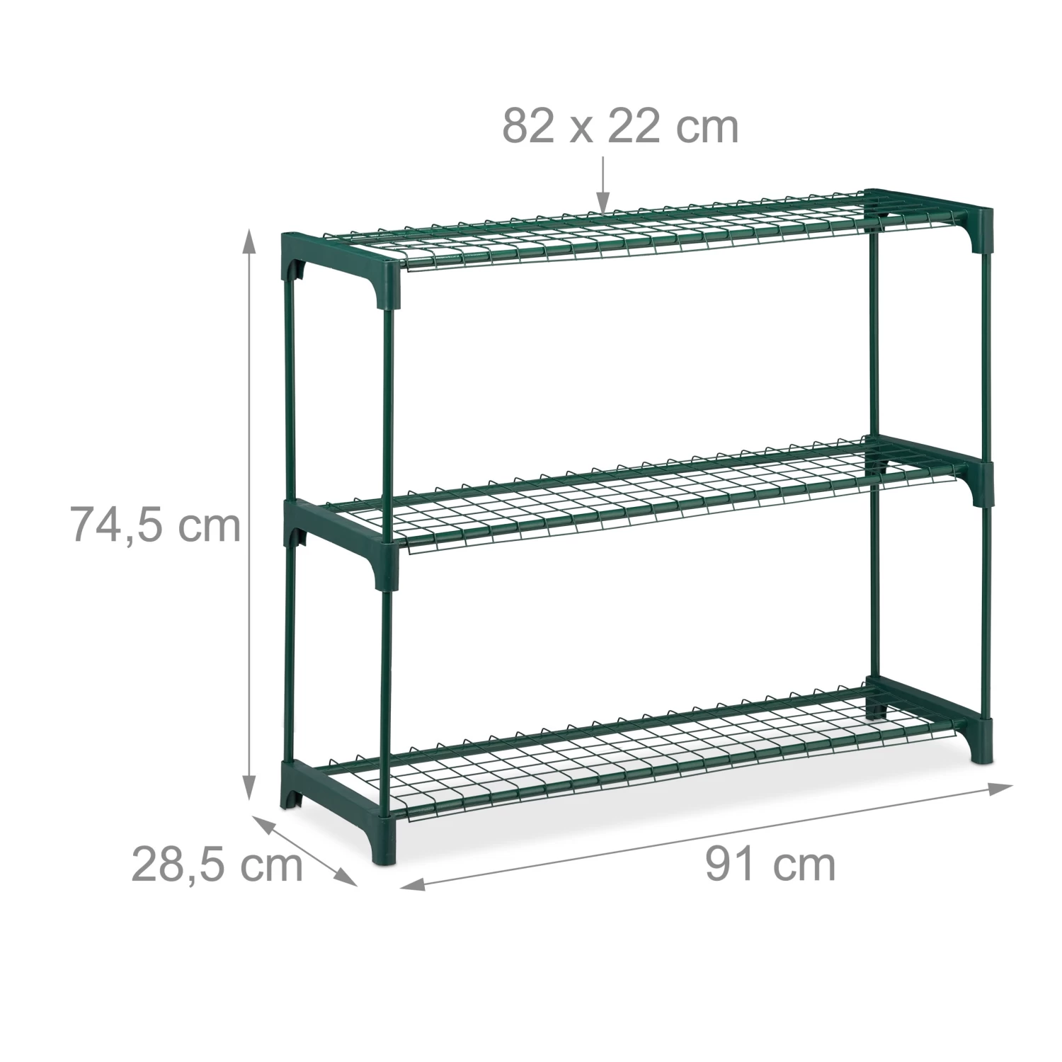 Pflanzenregal In Grün - (B)91 X (H)74,5 X (T)28,5 Cm 4 Pflanzenregal In Grün - (B)91 X (H)74,5 X (T)28,5 Cm – Bild 4