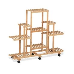 Pflanzenregal In Natur - (B)120 X (H)103 X (T)35,5 Cm