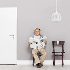 Rattanlampe In Weiß - Ø 28 Cm -Relaxdays relaxdays rattanlampe in weiss o 28 cm 4