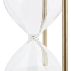 Sanduhr "30 Min" In Messing - (H)17 X Ø 10,5 Cm -Relaxdays relaxdays sanduhr 30 min in messing h 17 x o 10 5 cm 5