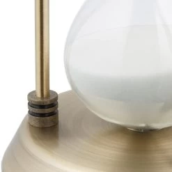 Sanduhr "30 Min" In Messing - (H)17 X Ø 10,5 Cm -Relaxdays relaxdays sanduhr 30 min in messing h 17 x o 10 5 cm 6