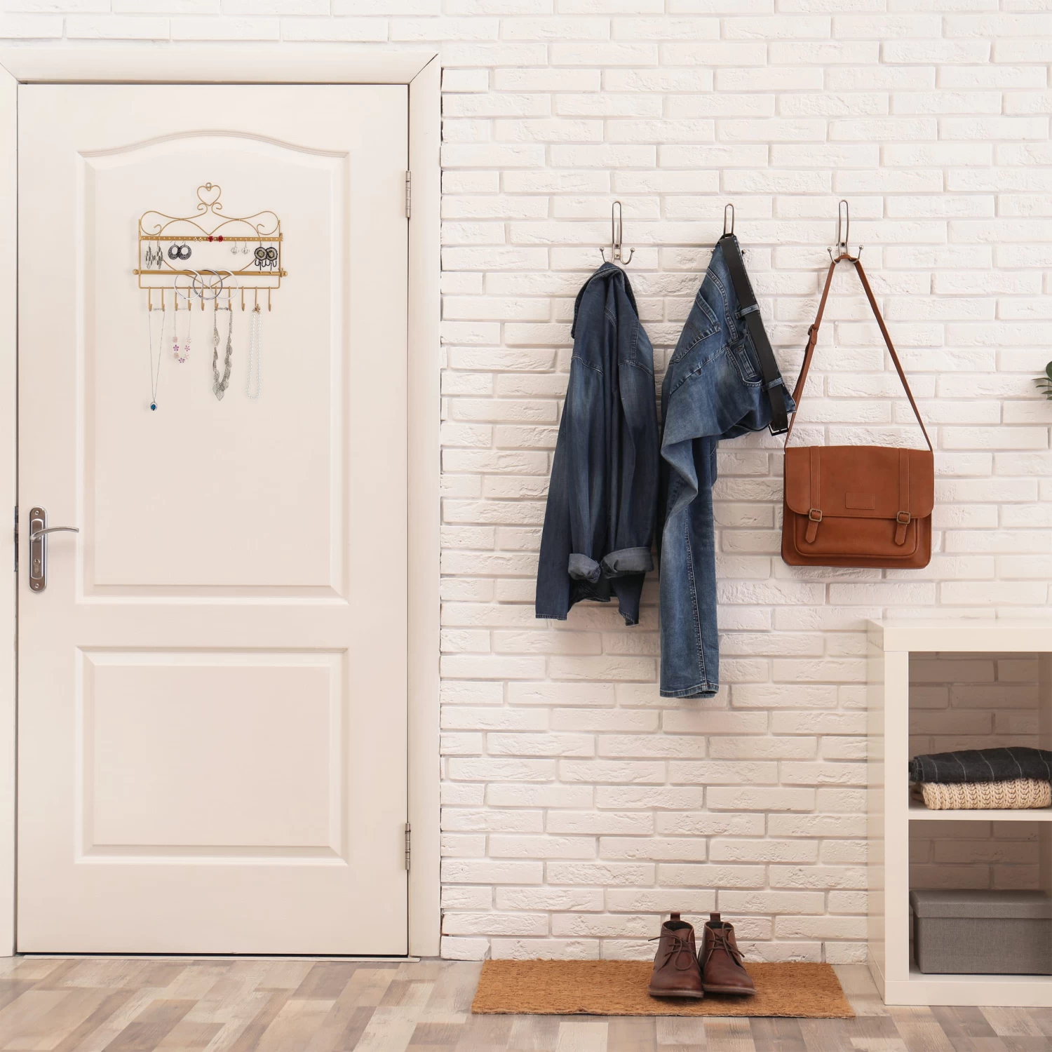 Schmuckhalter In Gold - (B)36,5x (H)30 X (T)3,5 Cm 2 Schmuckhalter In Gold - (B)36,5x (H)30 X (T)3,5 Cm – Bild 2