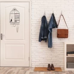 Schmuckhalter In Schwarz - (B)25,5x (H)44,5 X (T)4,5 Cm -Relaxdays relaxdays schmuckhalter in schwarz b 25 5x h 44 5 x t 4 5 cm 4