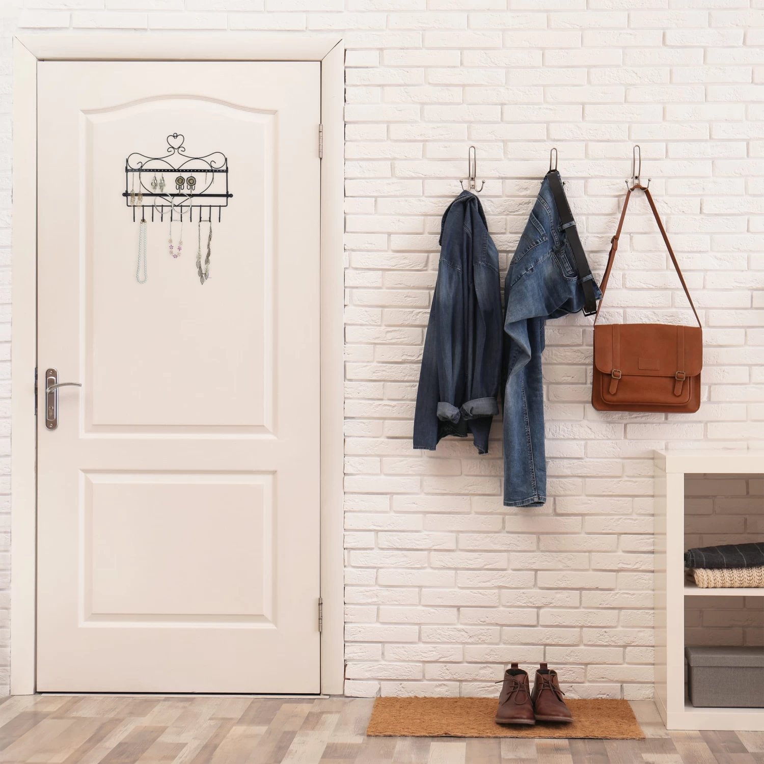 Schmuckhalter In Schwarz - (B)36,5x (H)30 X (T)3,5 Cm 5 Schmuckhalter In Schwarz - (B)36,5x (H)30 X (T)3,5 Cm – Bild 5