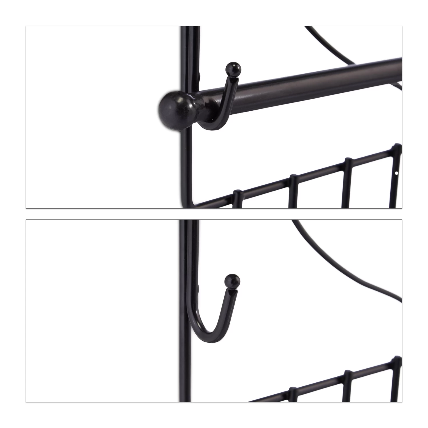 Schmuckhalter In Schwarz - (B)36,5x (H)30 X (T)3,5 Cm 6 Schmuckhalter In Schwarz - (B)36,5x (H)30 X (T)3,5 Cm – Bild 6