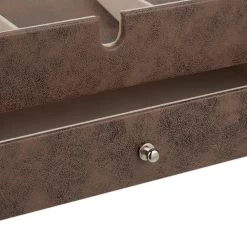 Schmuckkästchen In Braun - (B)34 X (H)13 X (T)31 Cm -Relaxdays relaxdays schmuckkastchen in braun b 34 x h 13 x t 31 cm 5