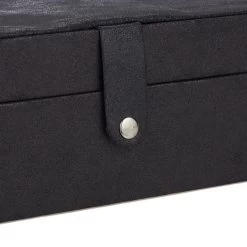 Schmuckkästchen In Schwarz- (B)29 X (H)10 X (T)20 Cm -Relaxdays relaxdays schmuckkastchen in schwarz b 29 x h 10 x t 20 cm 5