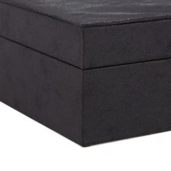 Schmuckkästchen In Schwarz- (B)29 X (H)10 X (T)20 Cm -Relaxdays relaxdays schmuckkastchen in schwarz b 29 x h 10 x t 20 cm 6