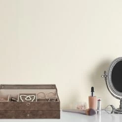 Schmuckkästchen In Schwarz - (B)34 X (H)13 X (T)31 Cm -Relaxdays relaxdays schmuckkastchen in schwarz b 34 x h 13 x t 31 cm 4