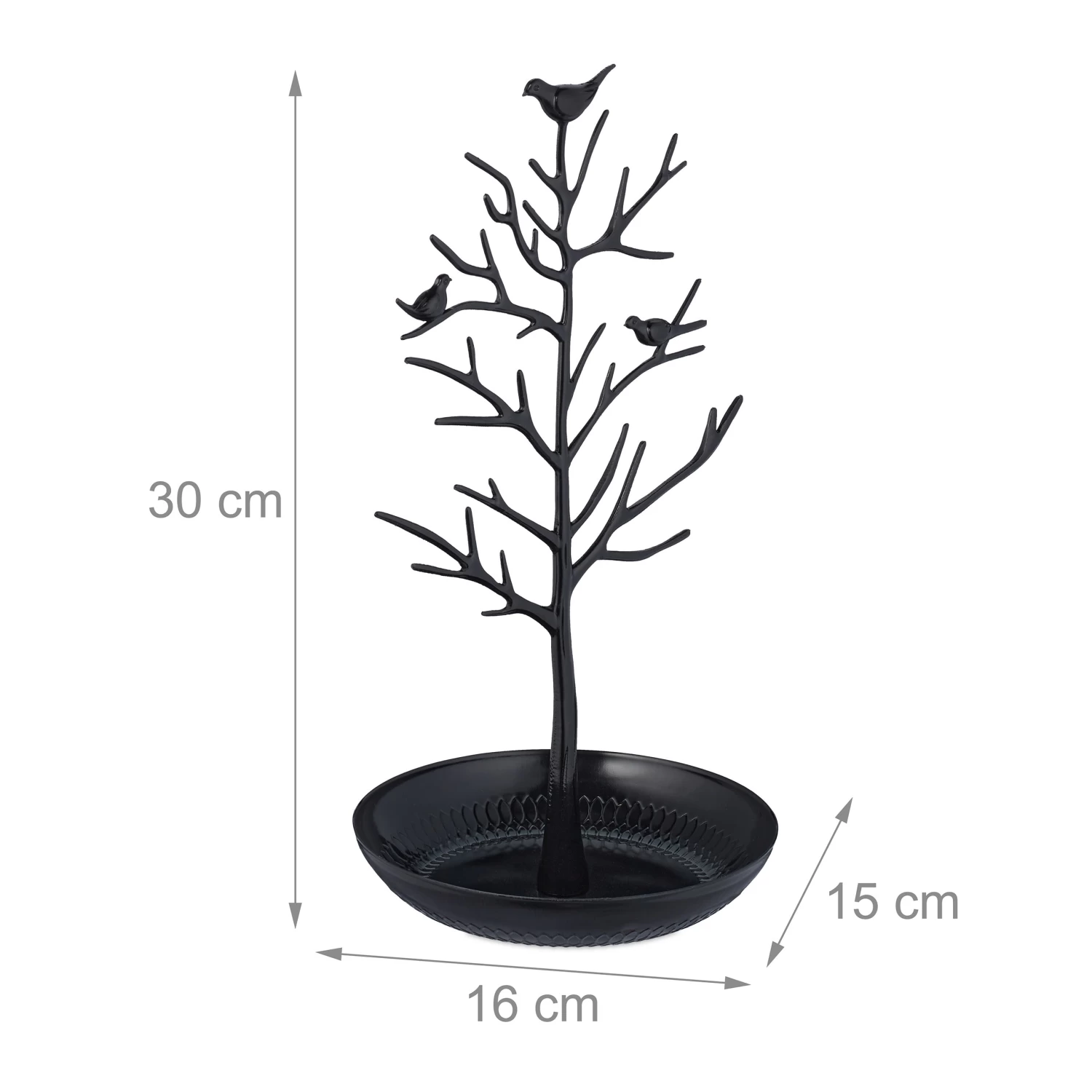 Schmuckständer "Baum" In Schwarz 4 Schmuckständer "Baum" In Schwarz – Bild 4